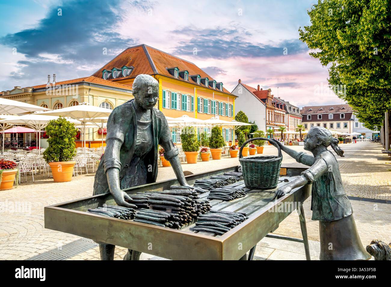 Old city of Schwetzingen, Germany Stock Photo