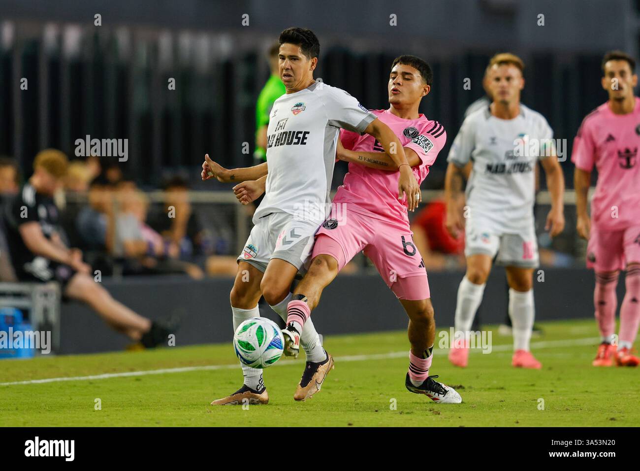 FORT LAUDERDALE, FL - MARCH 19: Diego Morales #38 of Miami United and ...