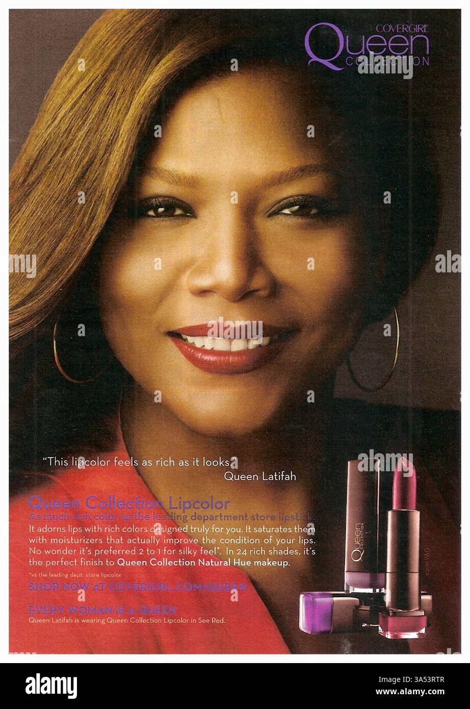 2011 print ad featuring actress Tasha Smith. for 