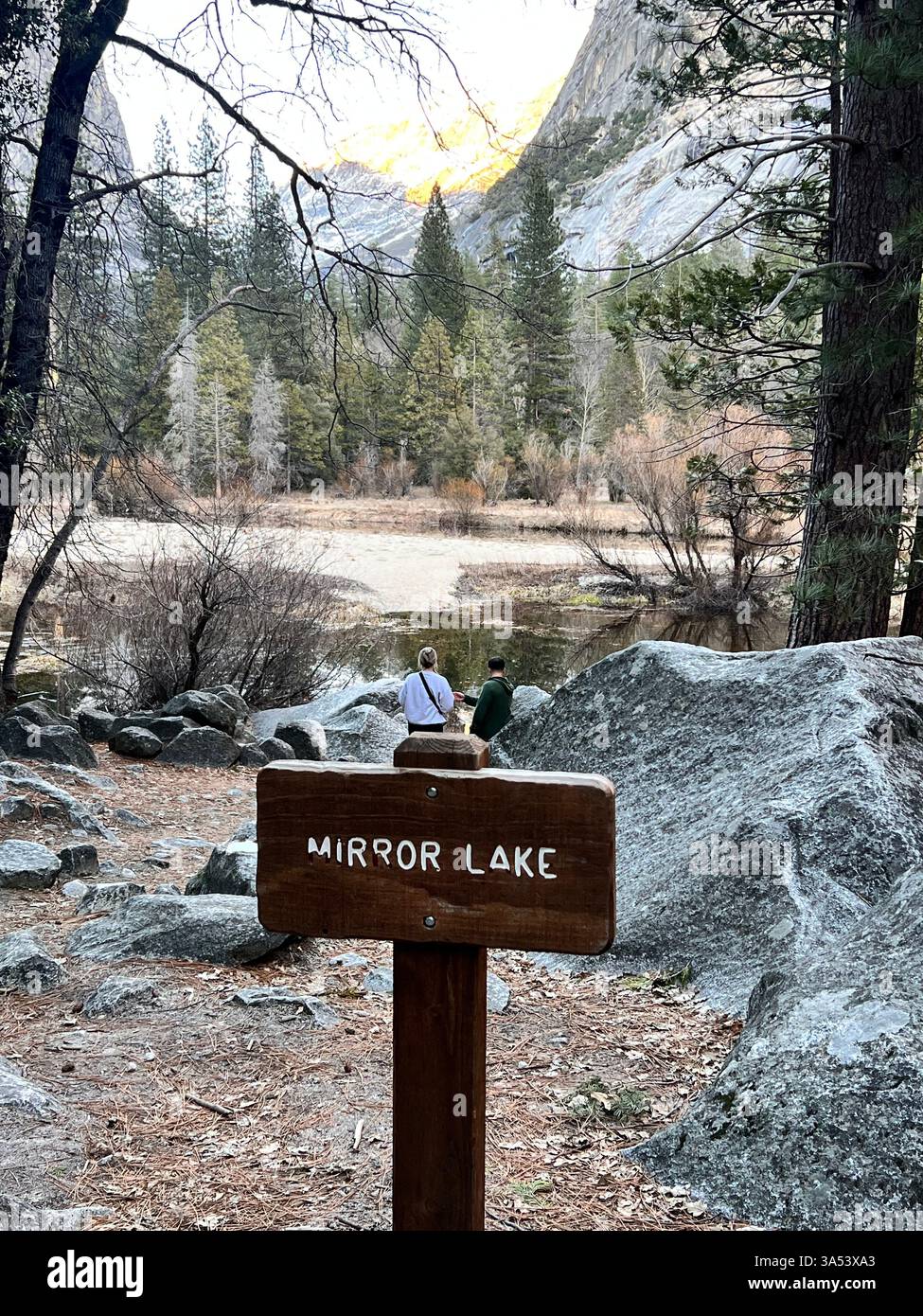 Hiking through Yosemite! - Smartphone Captured Stock Image