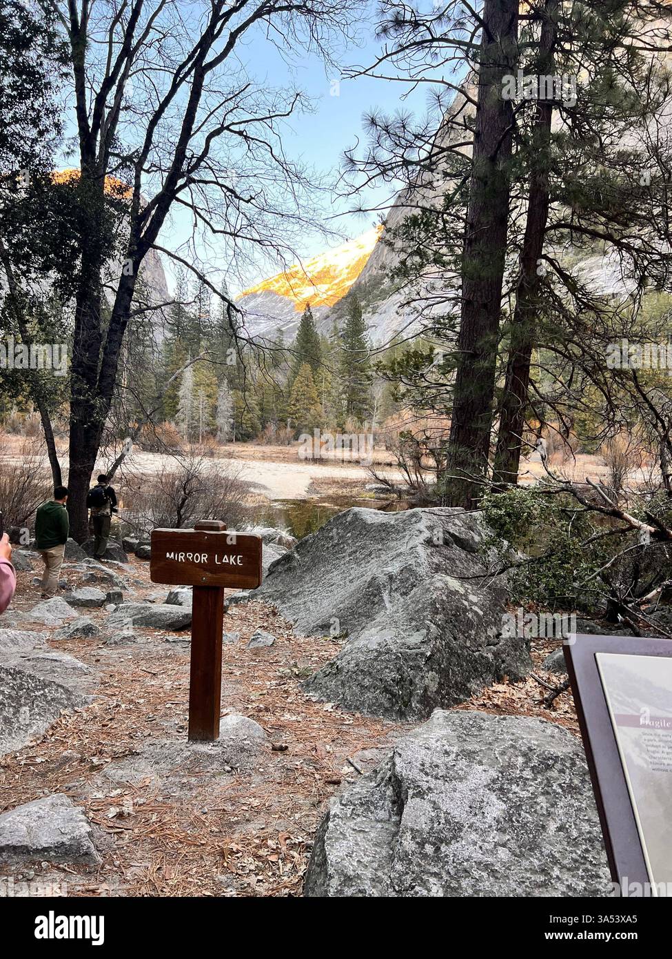 Hiking through Yosemite! - Smartphone Captured Stock Image