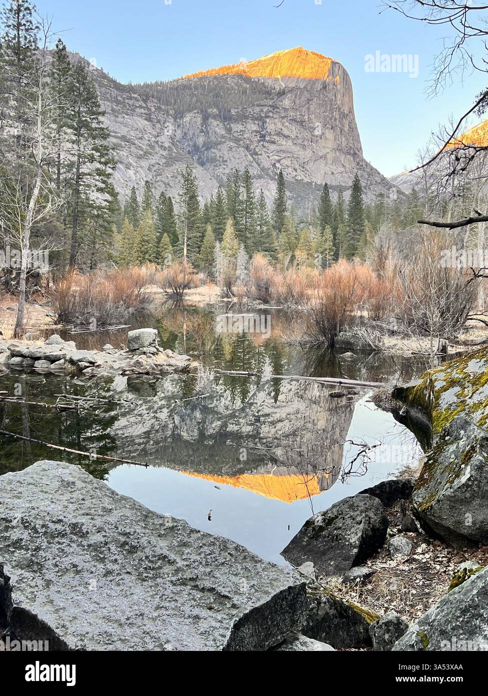 Hiking through Yosemite! - Smartphone Captured Stock Image