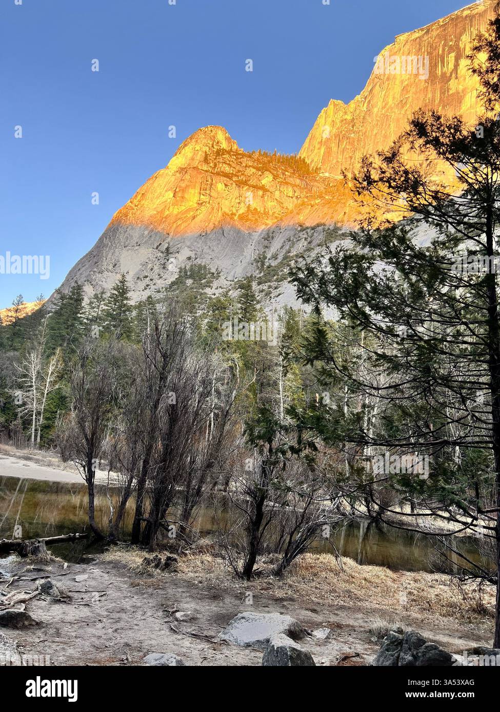 Hiking through Yosemite! - Smartphone Captured Stock Image
