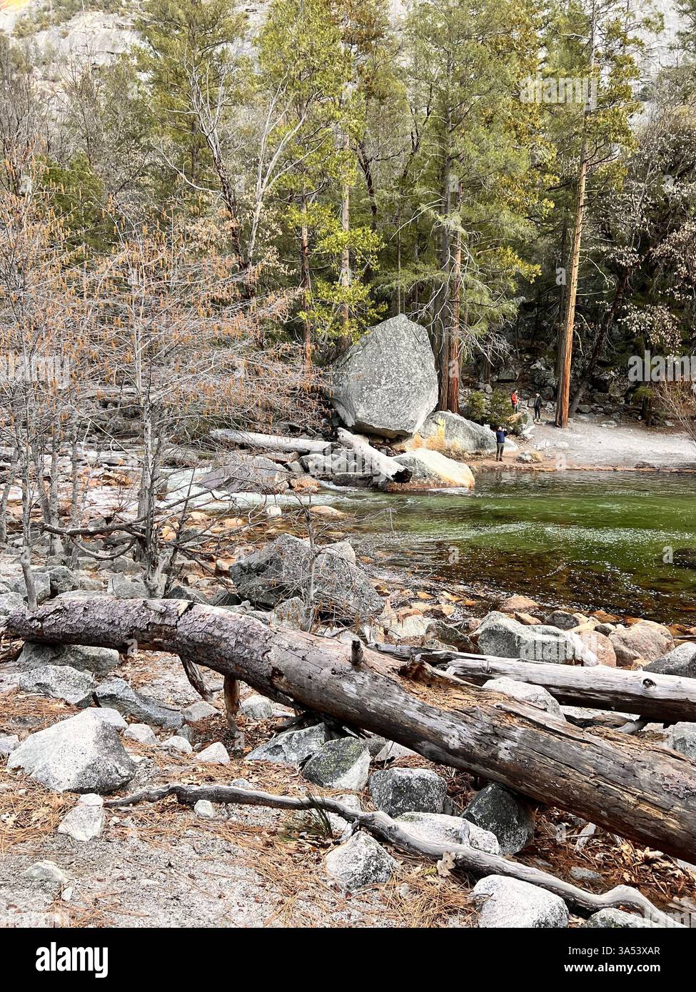 Hiking through Yosemite! - Smartphone Captured Stock Image