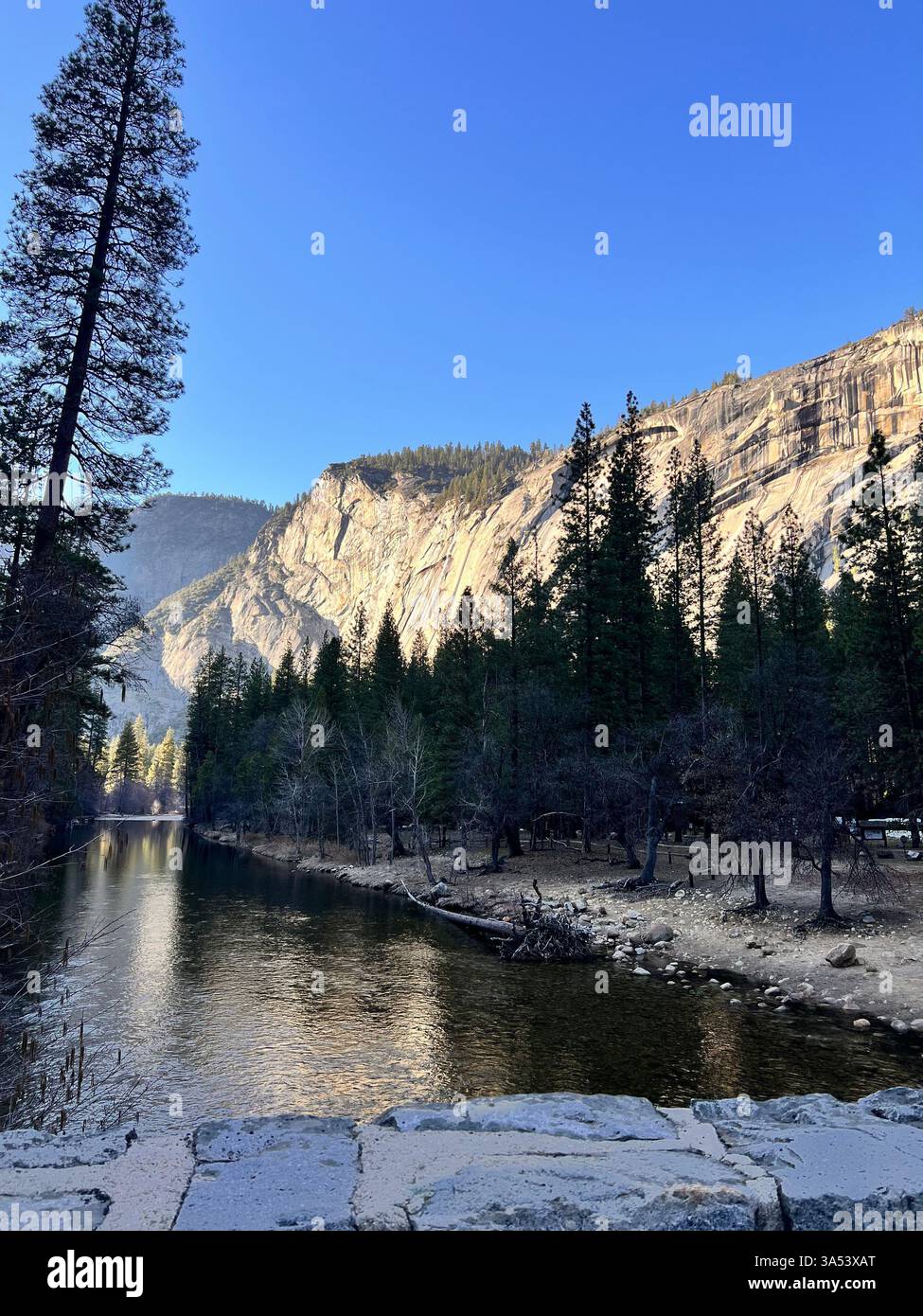 Hiking through Yosemite! - Smartphone Captured Stock Image