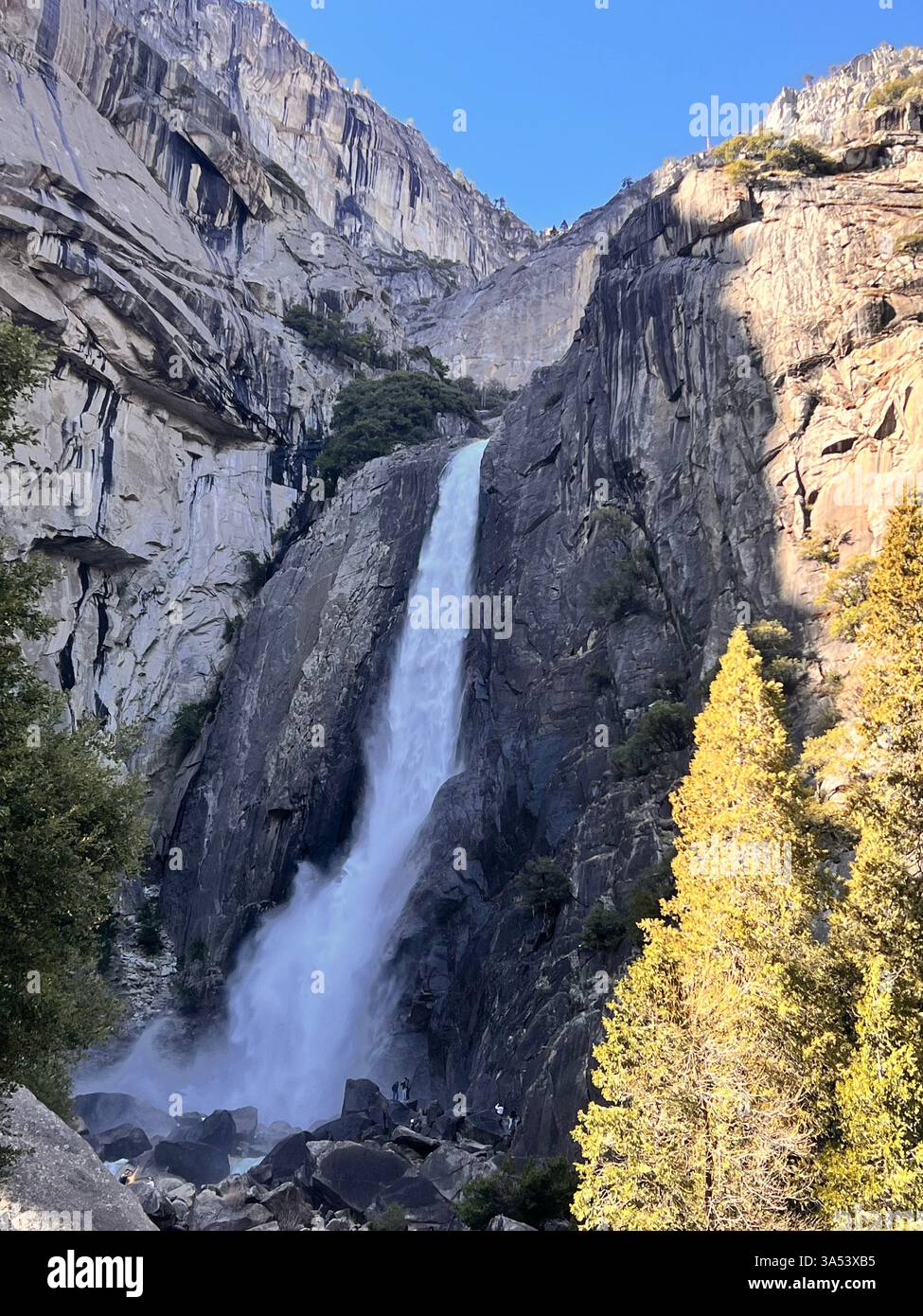 Hiking through Yosemite! - Smartphone Captured Stock Image