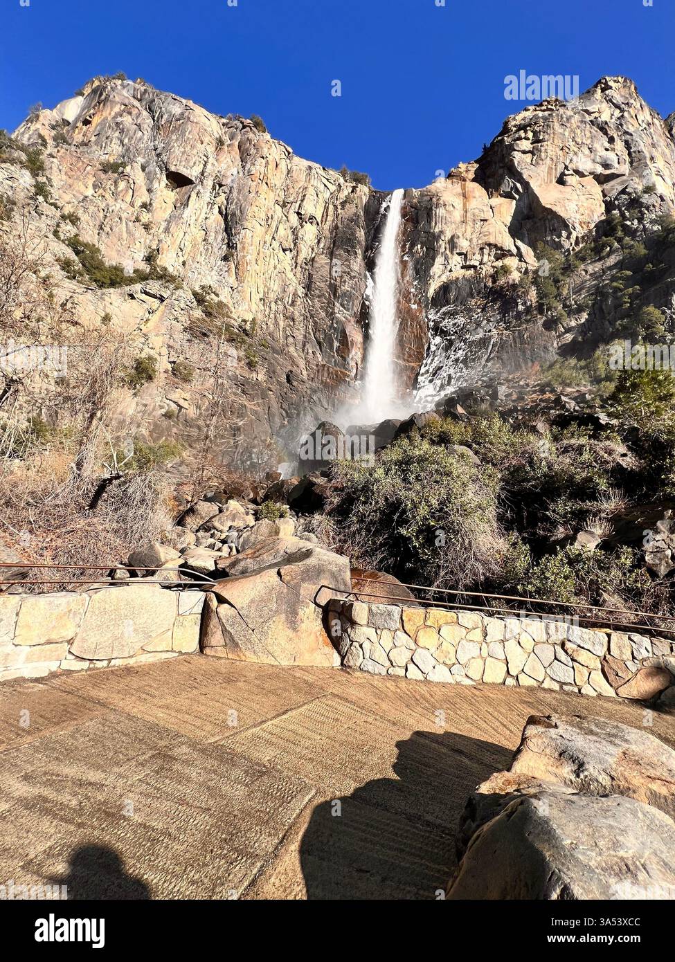Hiking through Yosemite! - Smartphone Captured Stock Image