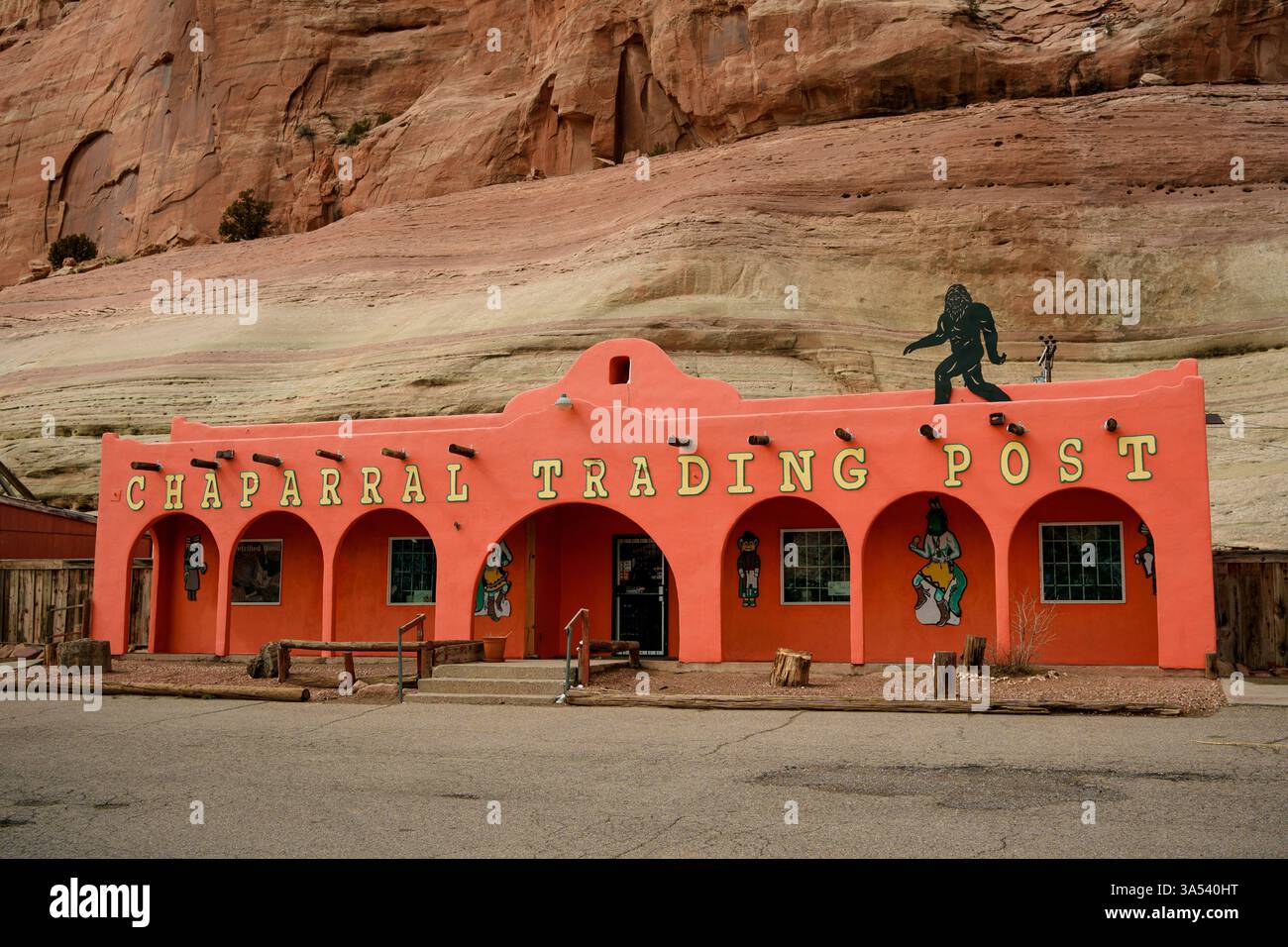 Chaparral Trading Post in Lupton, Arizona Stock Photo