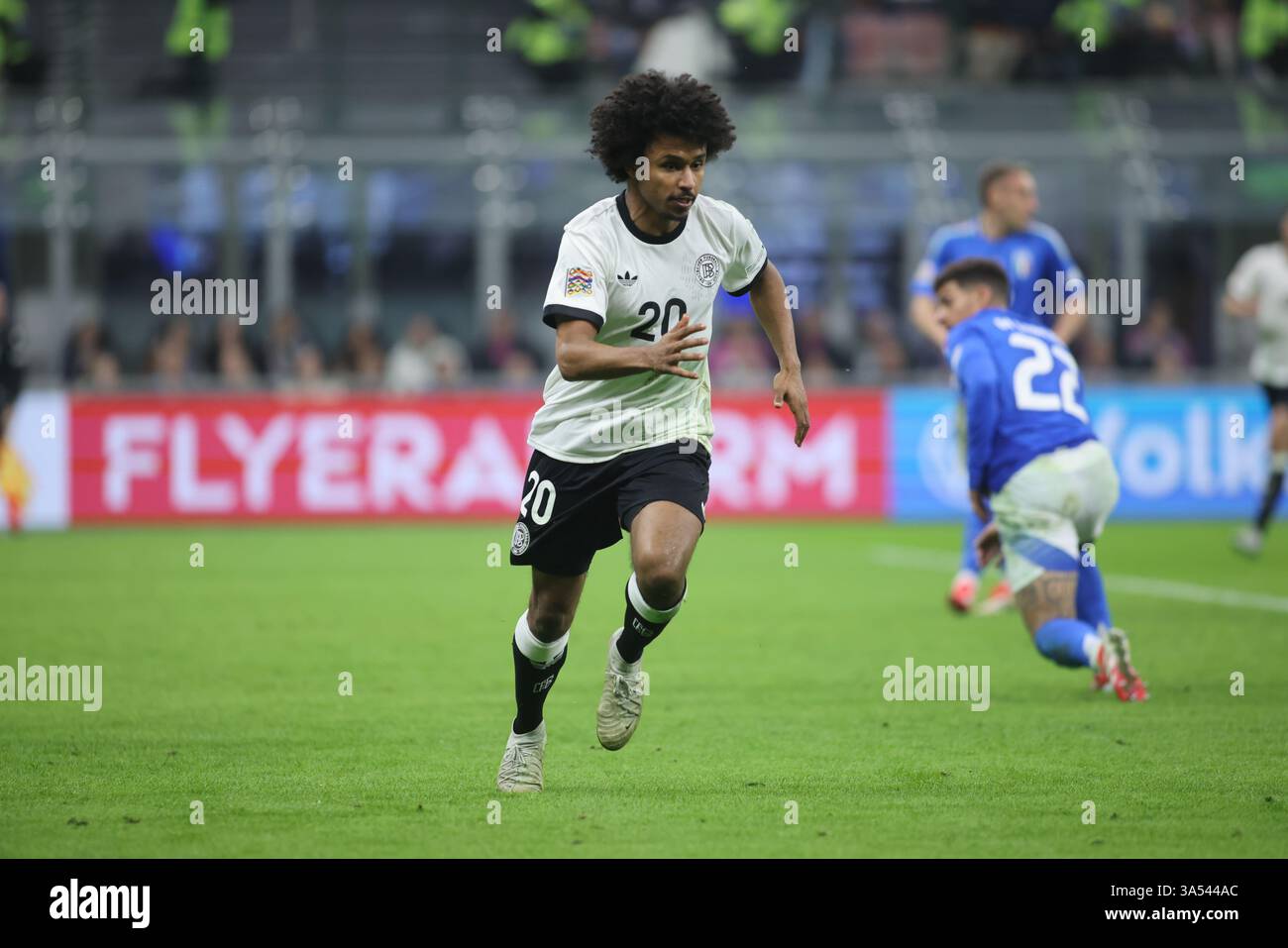 Adeyemi Running Karim Adeyemi of Germany during the UEFA Nations League, Quarter-finals ...