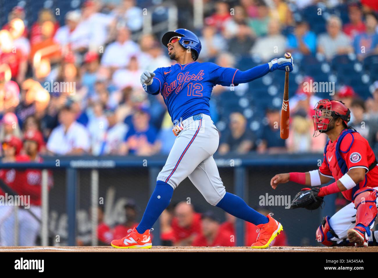 WEST PALM BEACH, FL - MARCH 20: New York Mets infielder Francisco ...
