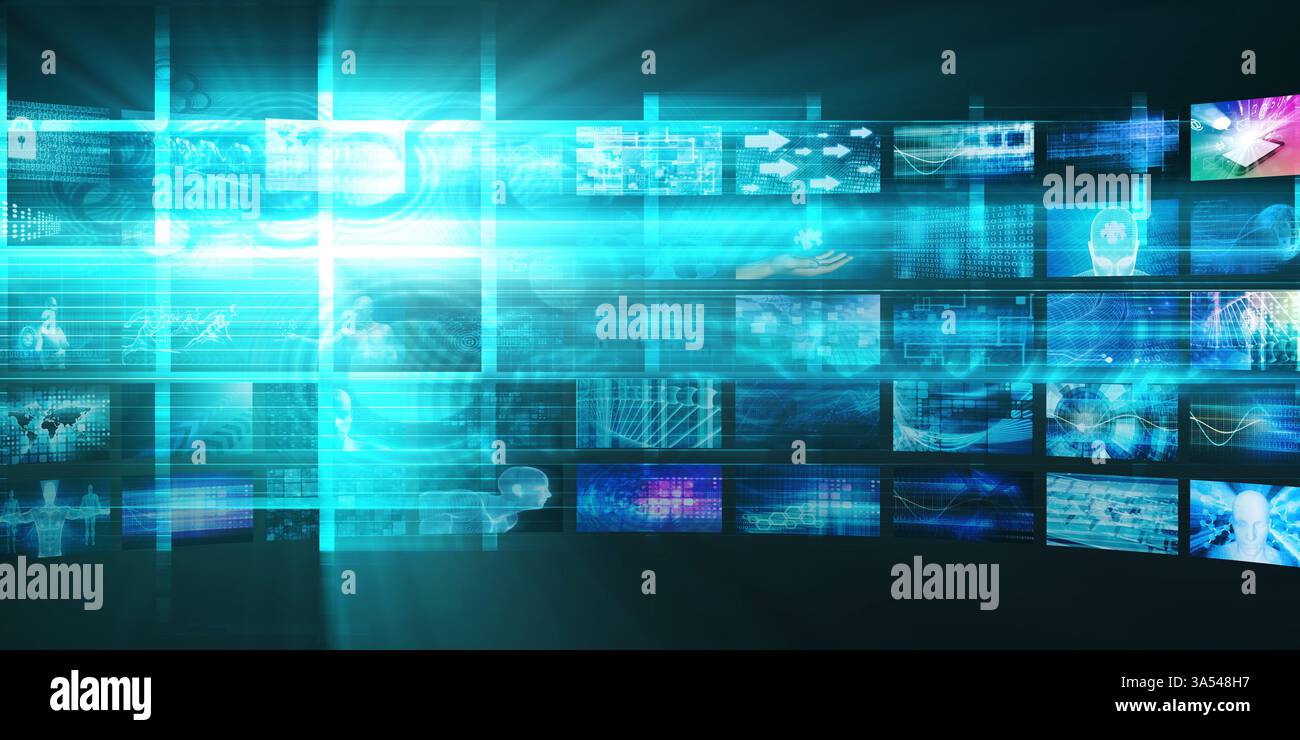 Futuristic Technology and Disruptive Technologies Worldwide as Concept Stock Photo