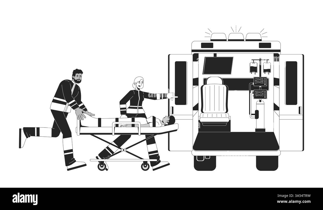 Illustration ems emergency medical Stock Vector Images - Alamy