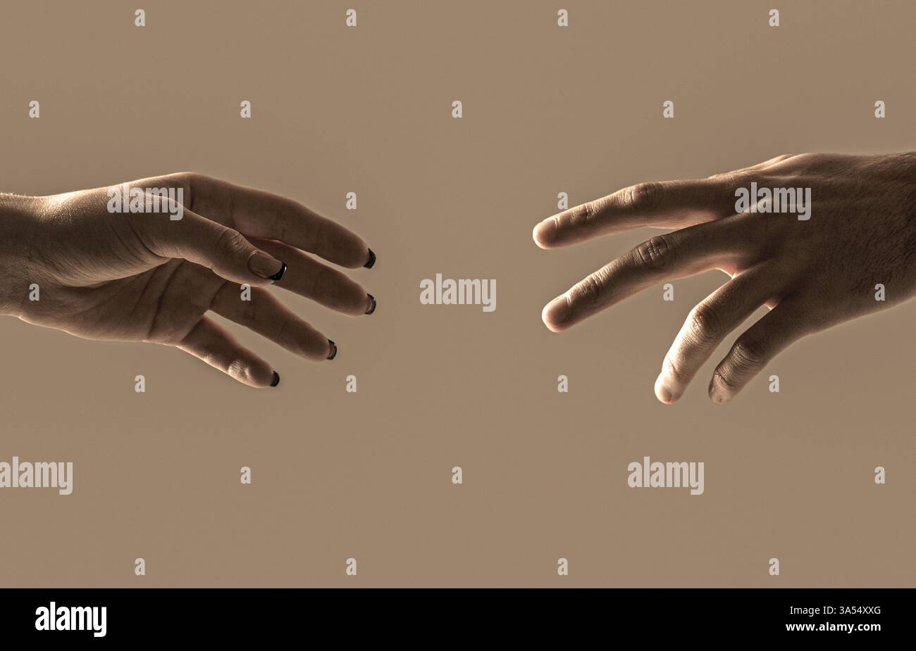 Two hands, helping arm of a friend, teamwork. Closeup help hand Stock ...
