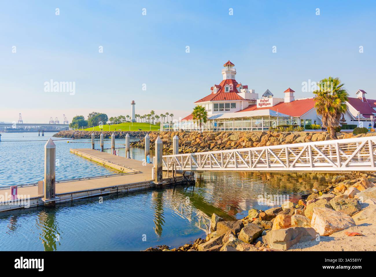 Long Beach, California - January 11, 2025: Parker’s Lighthouse seafood ...