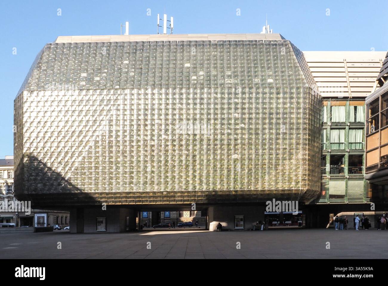 Building Of The New Stage Laterna Magika Of The National Theatre In 