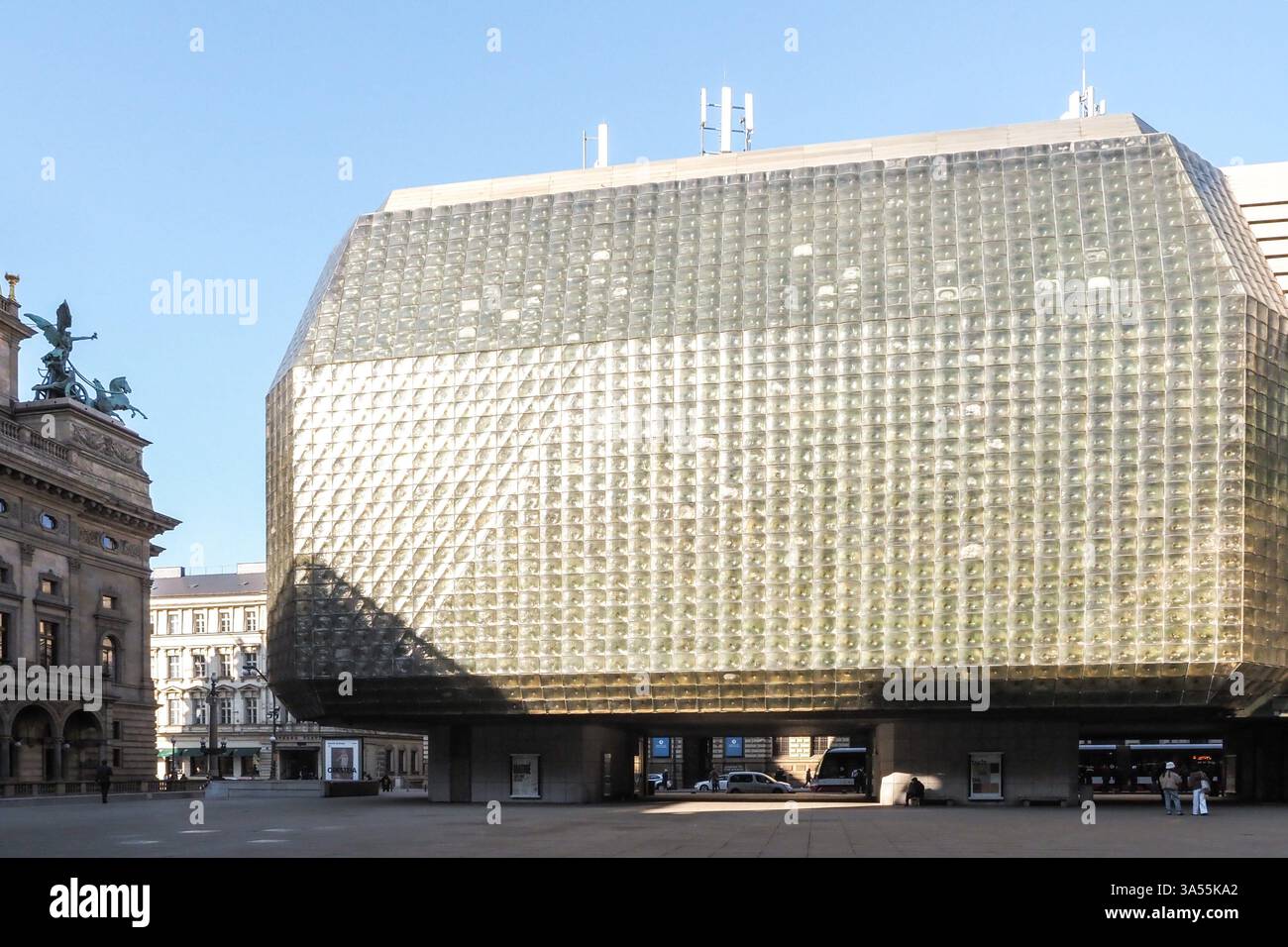 Building Of The New Stage Laterna Magika Of The National Theatre In 