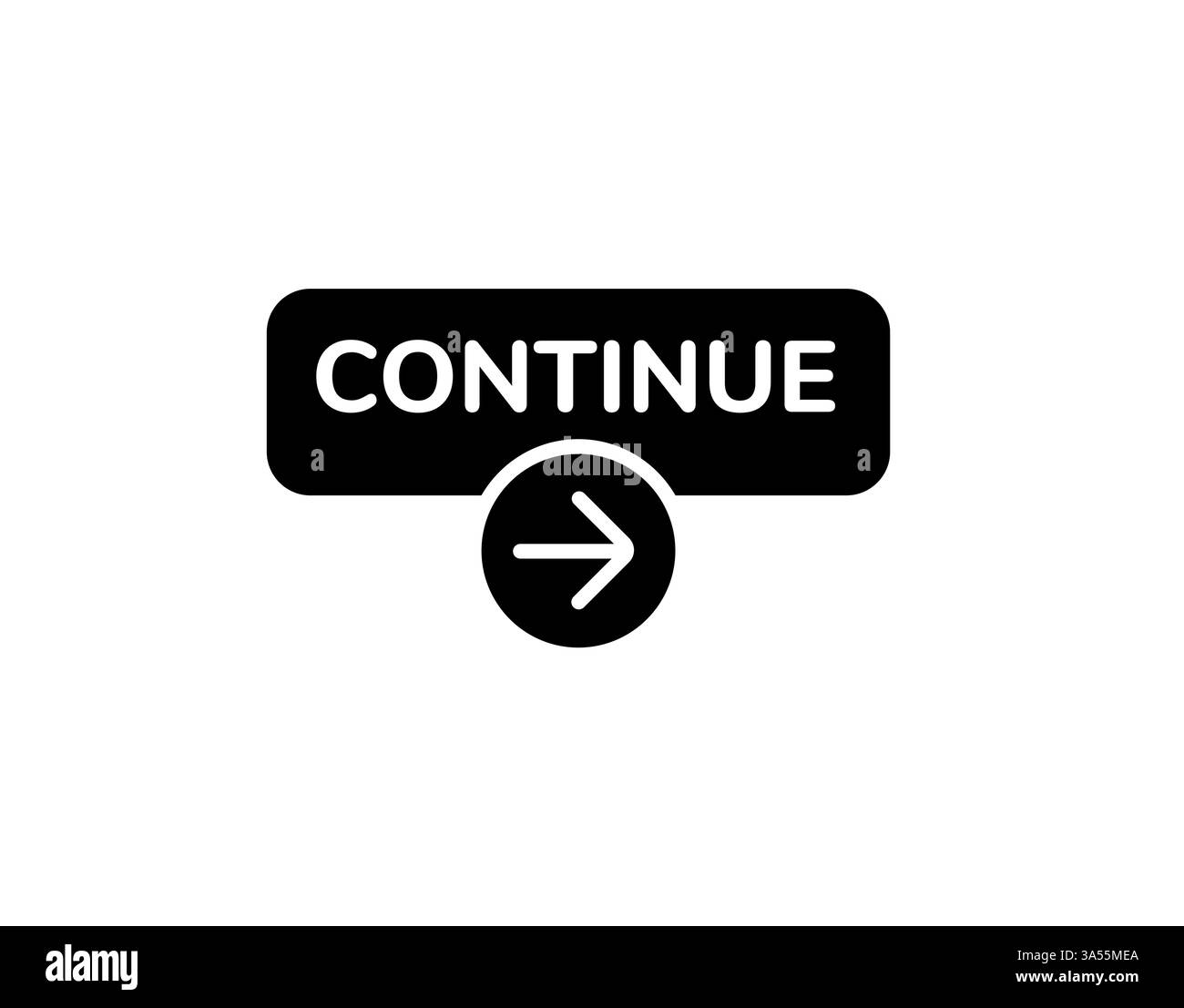 An Interactive Continue Button with a unique Arrow Design to boost user ...