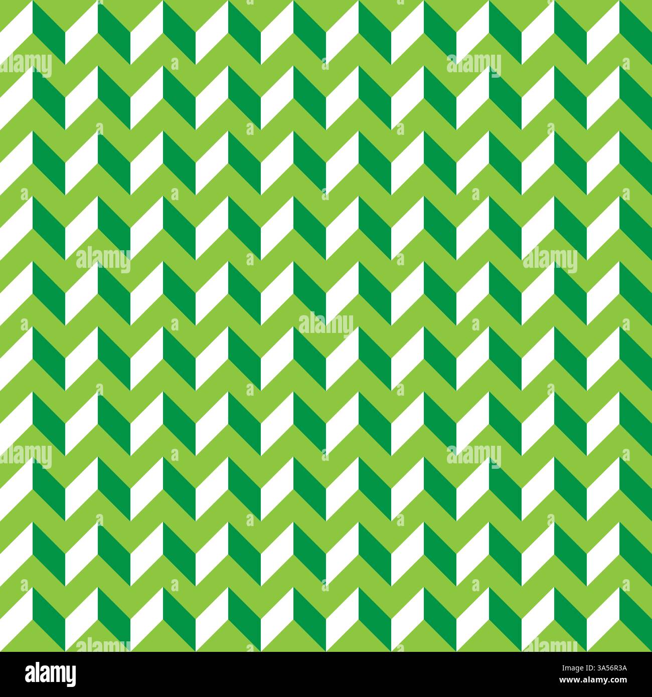 Green contour abstract geometrical seamless pattern background Stock Vector