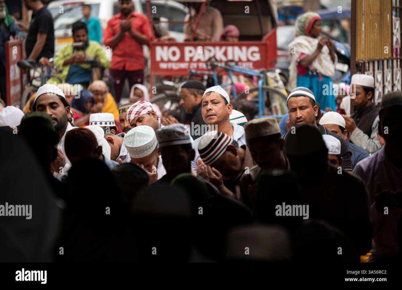 March 21, 2025: Muslims perform the Friday prayers at a Mosque in the ...