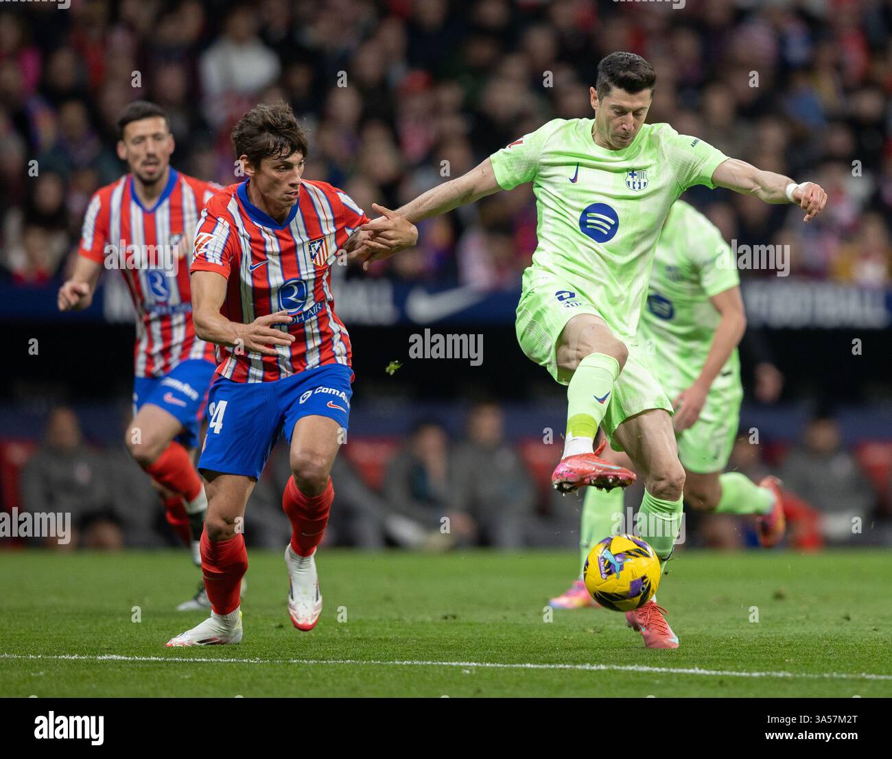 Madrid, March 16, 2025. Matchday 28 of the EA Sports LaLiga match ...