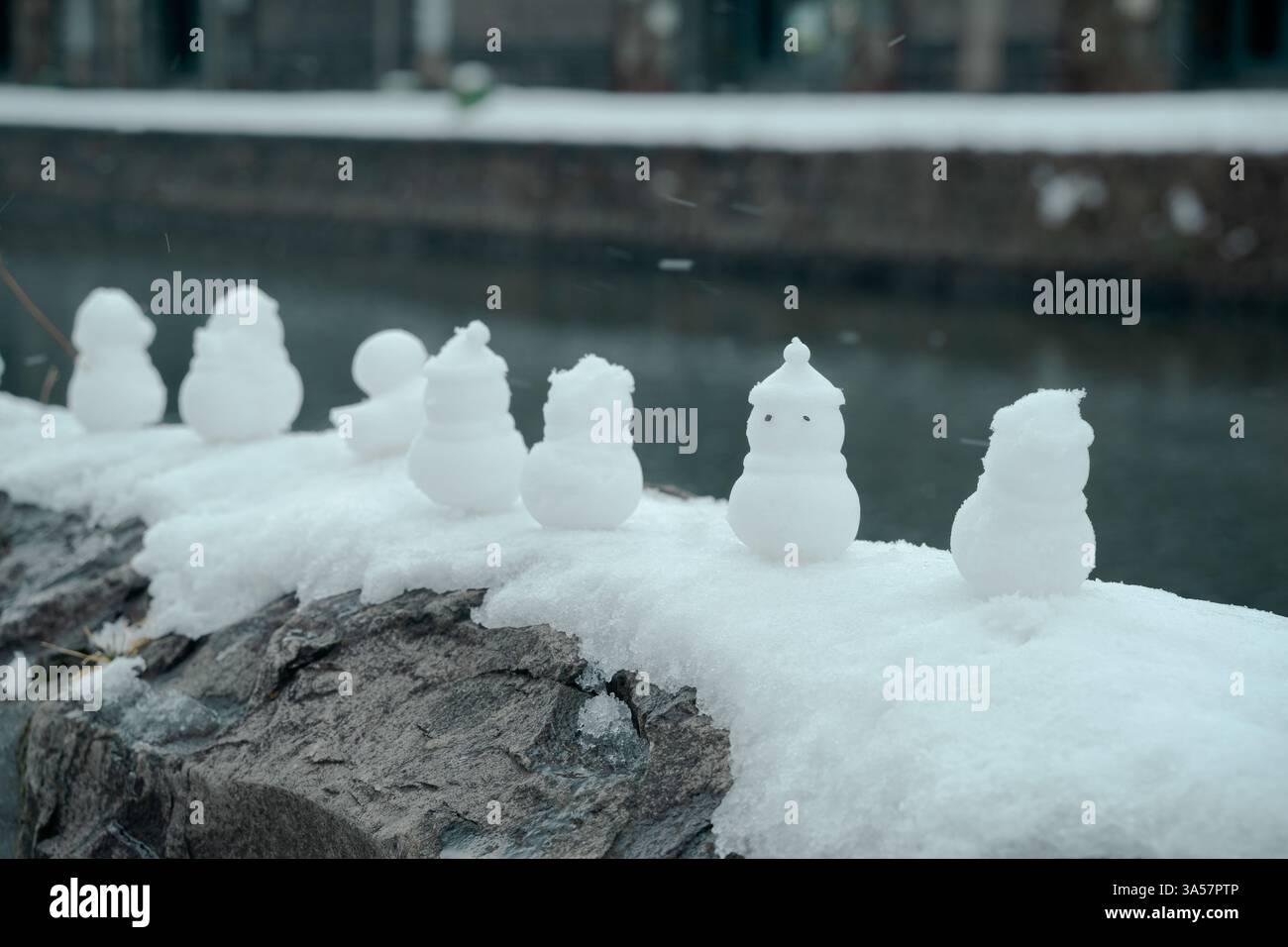 Snowman winter snow japan hi-res stock photography and Snowman winter snow japan hi-res stock photography and