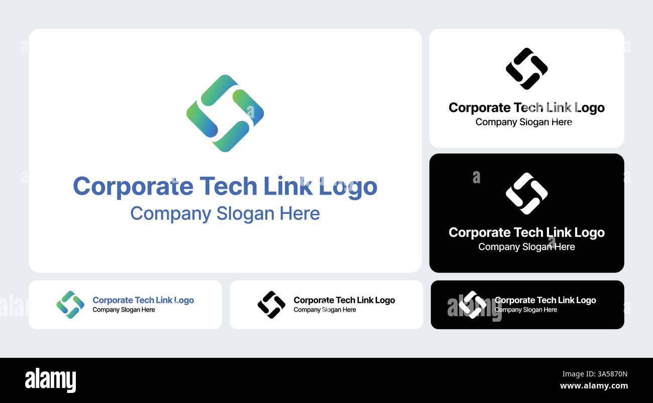 Techlinked Logo Professional link log hi-res stock photography and images - Alamy