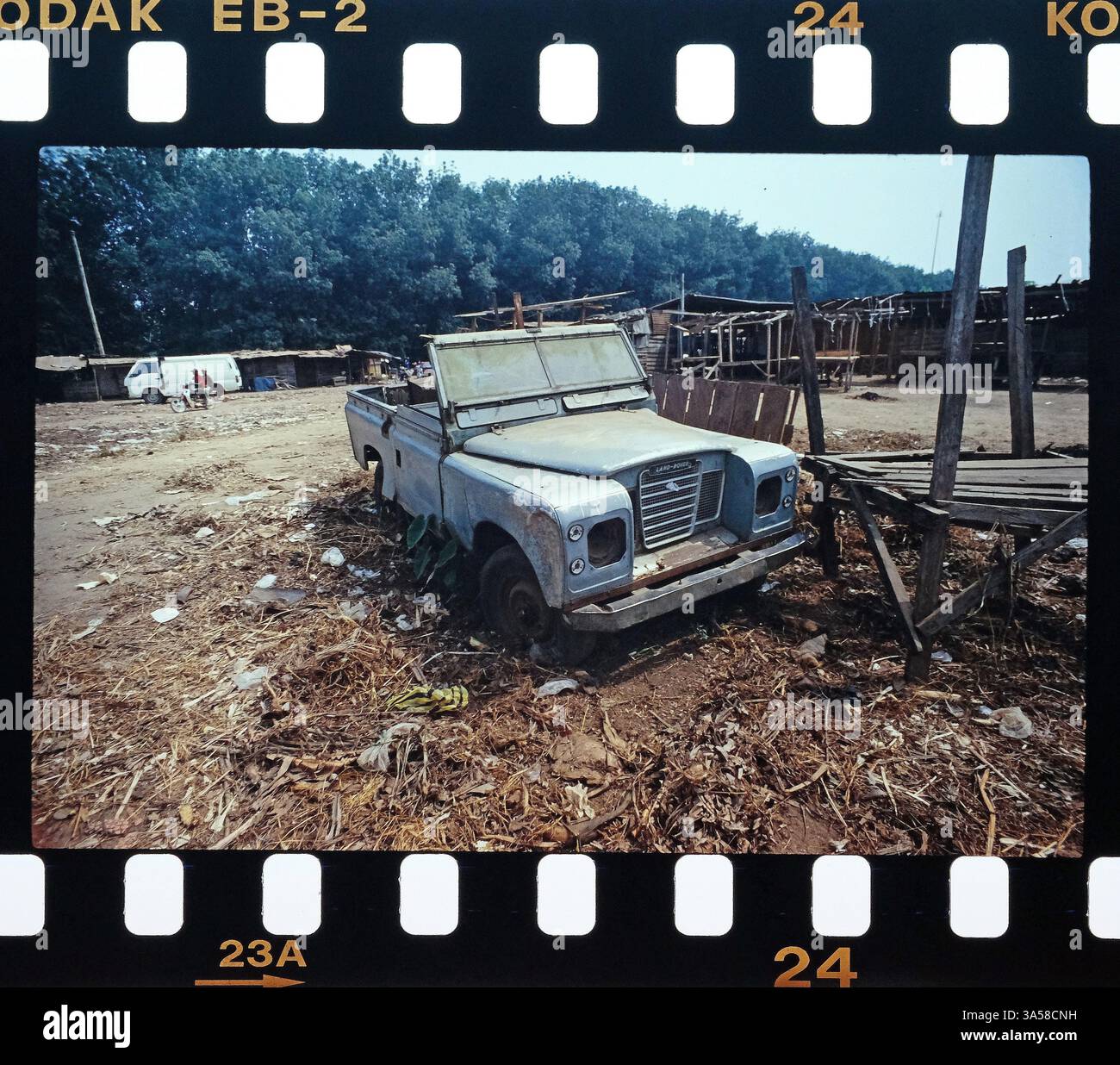 British vintage cars Douala Cameroon West Africa Stock Photo