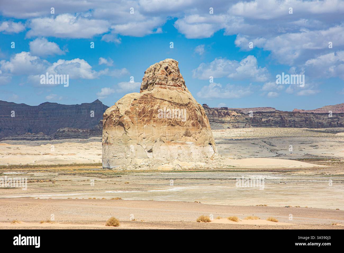 Lone Rock, Lake Powell, Arizona, USA. Stock Photo