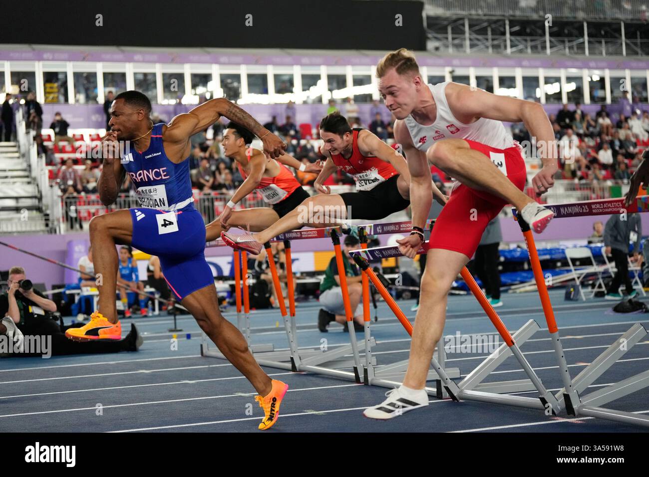 Wilhem Belocian Of France In Blue And Krzysztof Kiljan Of Poland wilhem-belocian-of-france-in-blue-and-krzysztof-kiljan-of-poland