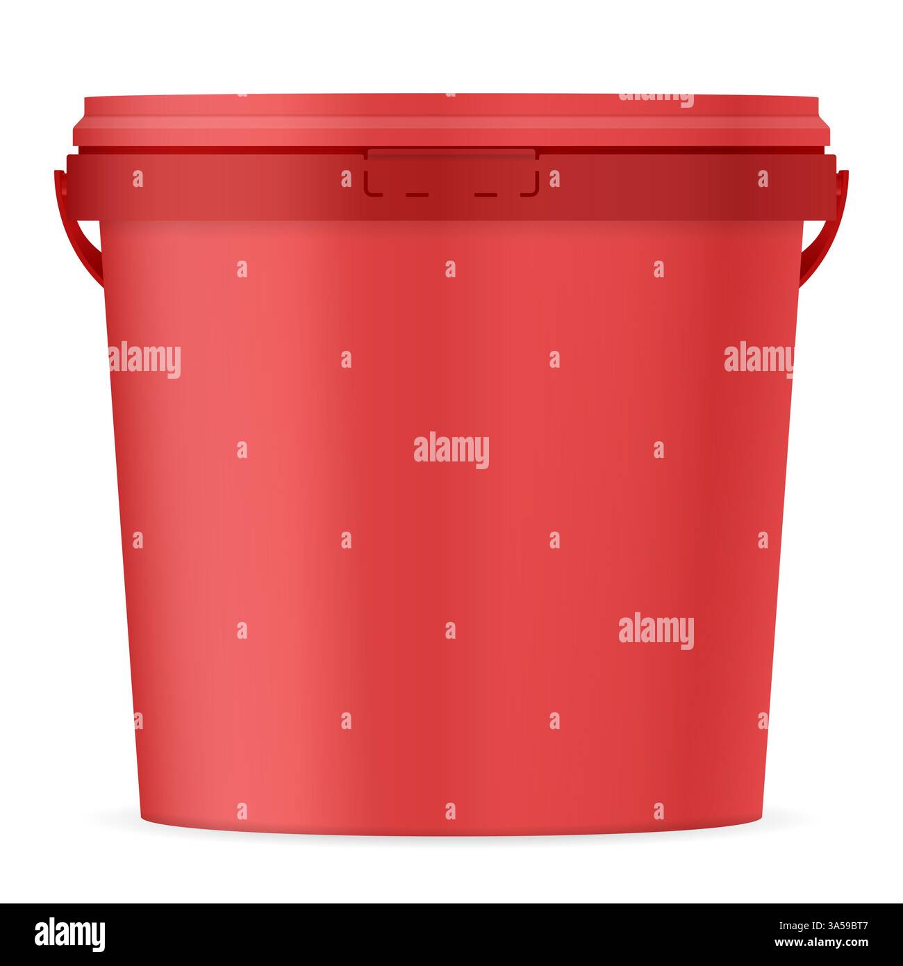 Paint bucket on a white background. Vector illustration Stock Photo - Alamy