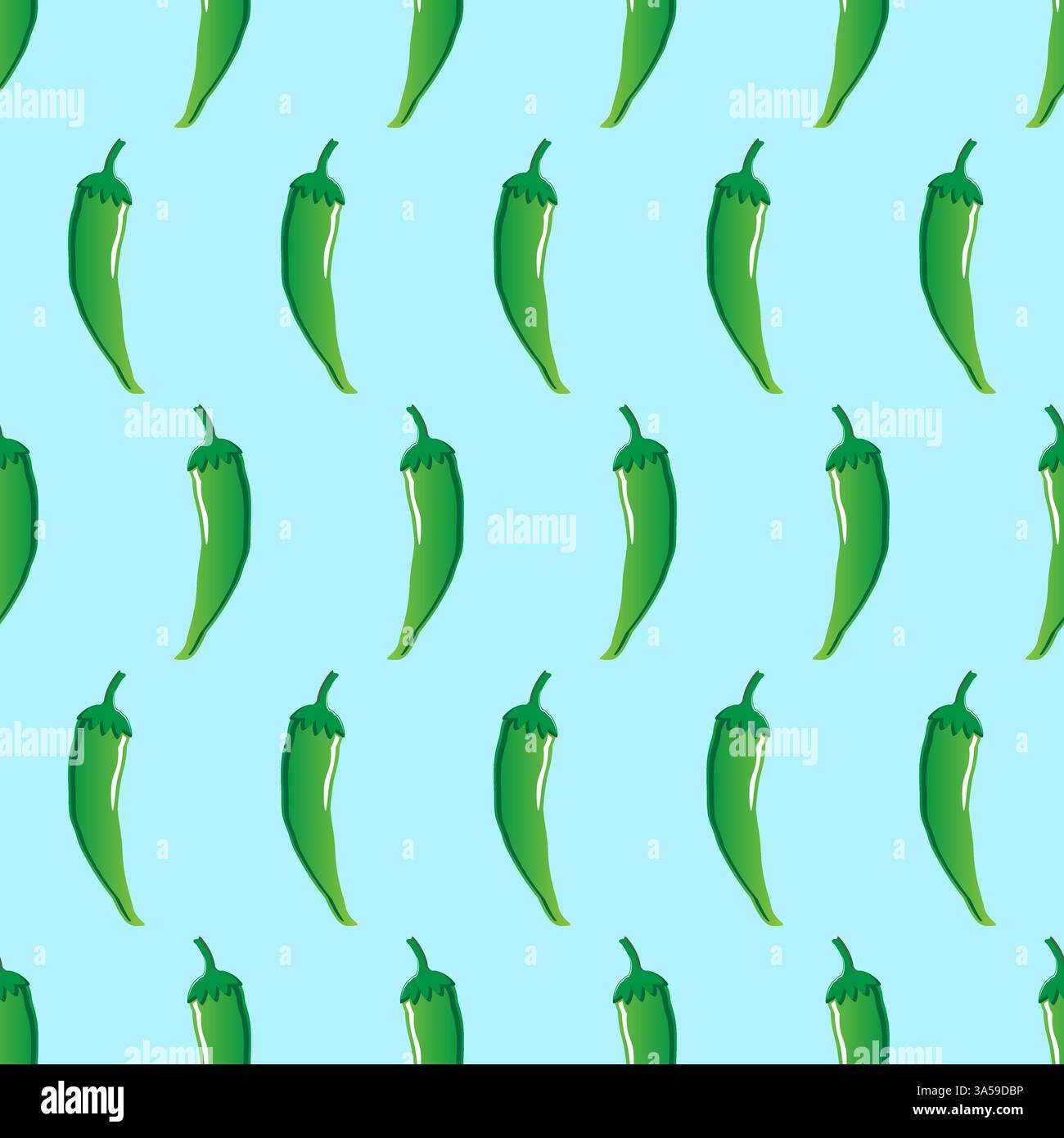 Light green chilli Stock Vector Images - Alamy