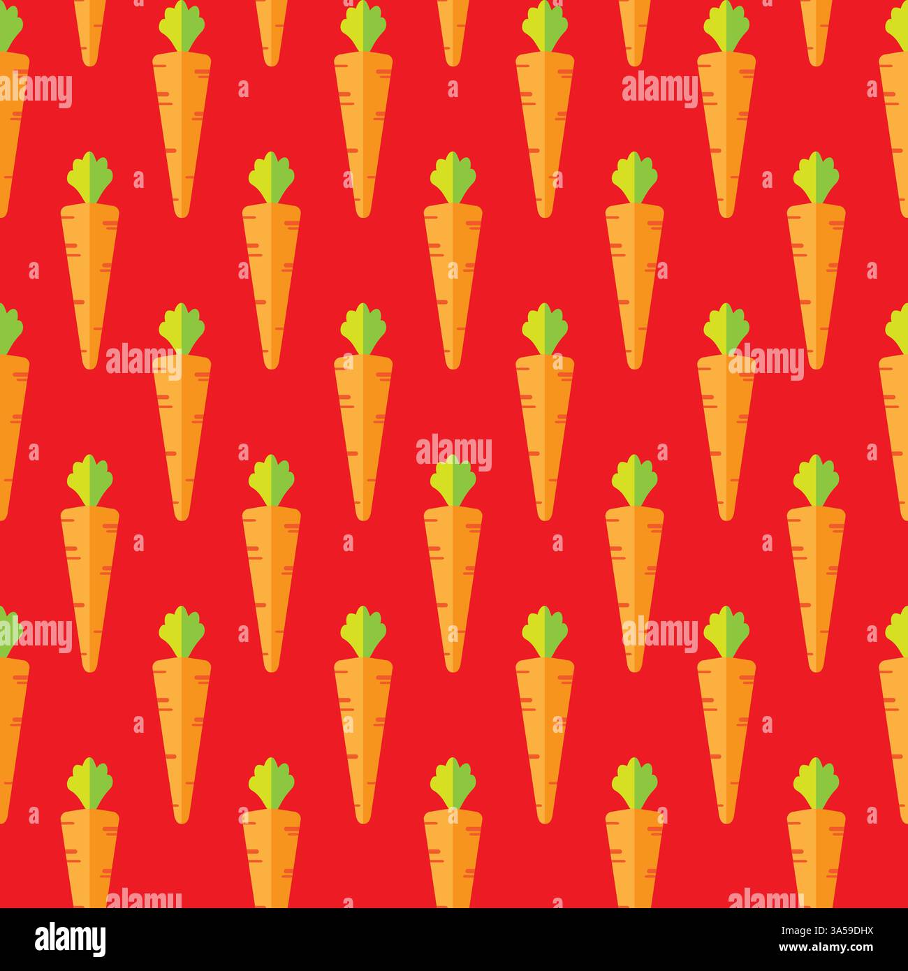 Carrot stock vector seamless pattern on red background for wallpaper, pattern, web, blog, surface, textures, graphic & printing Stock Vector