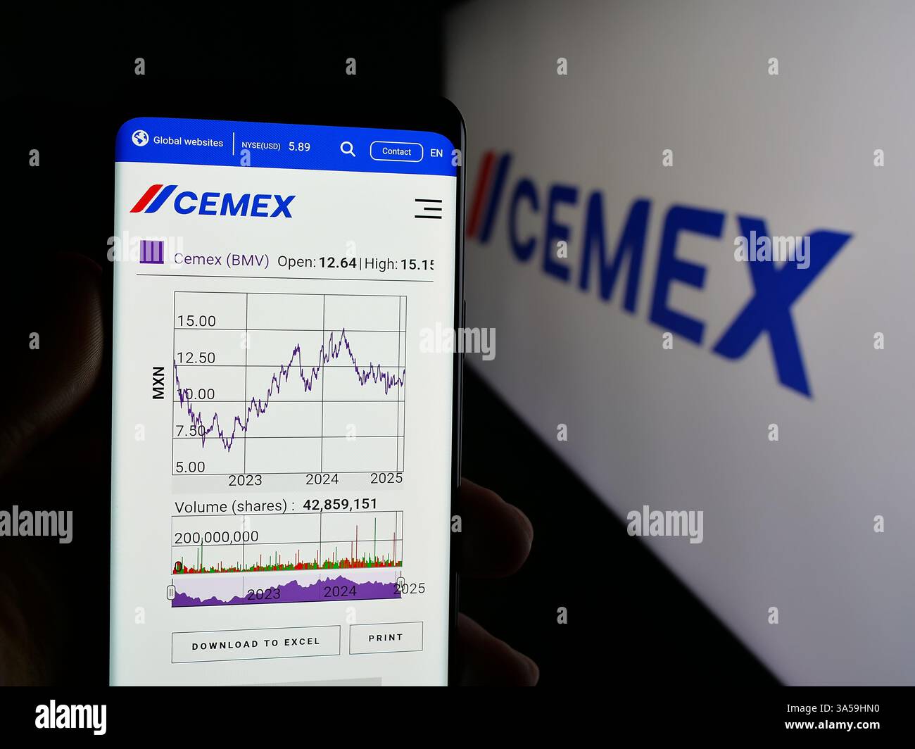 Logo cemex hi-res stock photography and images - Alamy
