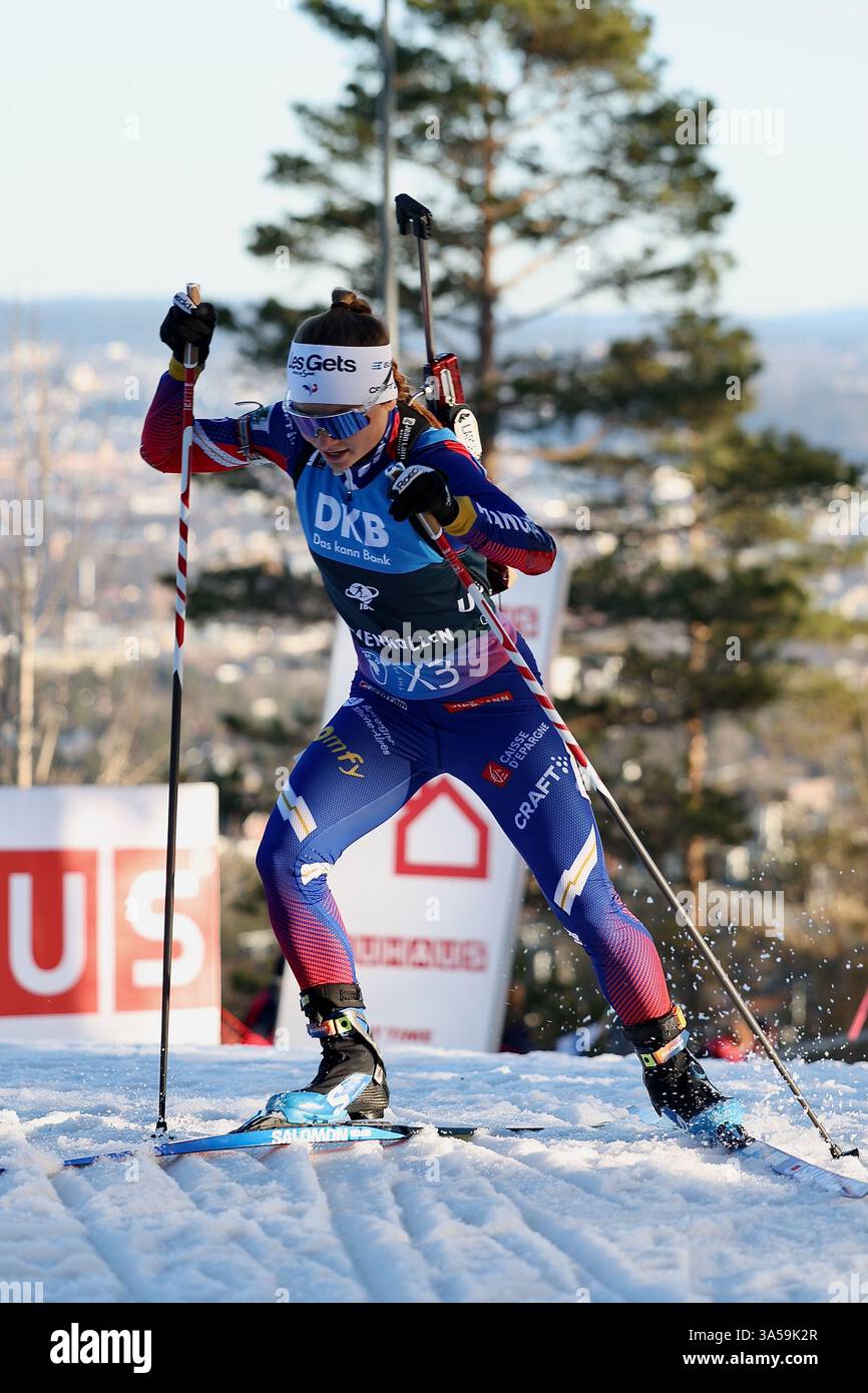 Jeanne Richard from France during the BMW IBU World Cup Oslo ...