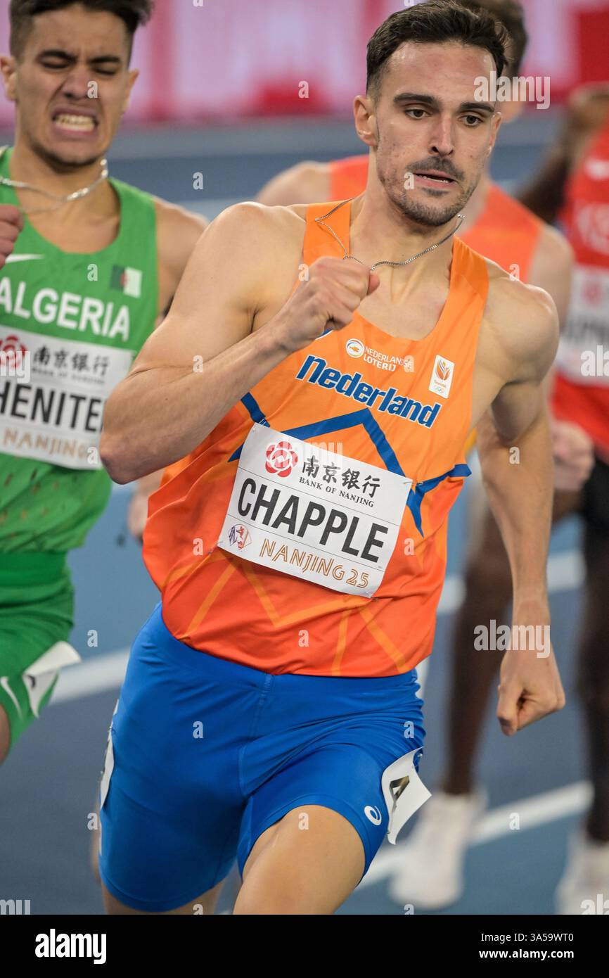 Man Chapple Samuel Chapple of the Netherlands competing in the men’s 800m semi ...