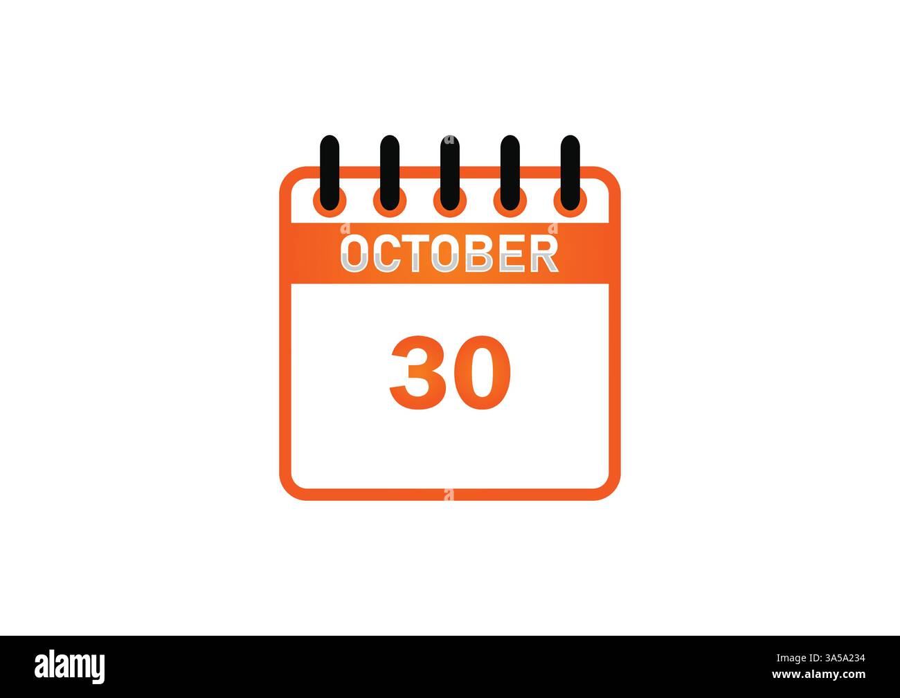 October 30 Calendar Icon Important Events Holidays and Reminders October 30 Calendar Icon Important Events Holidays and Reminders
