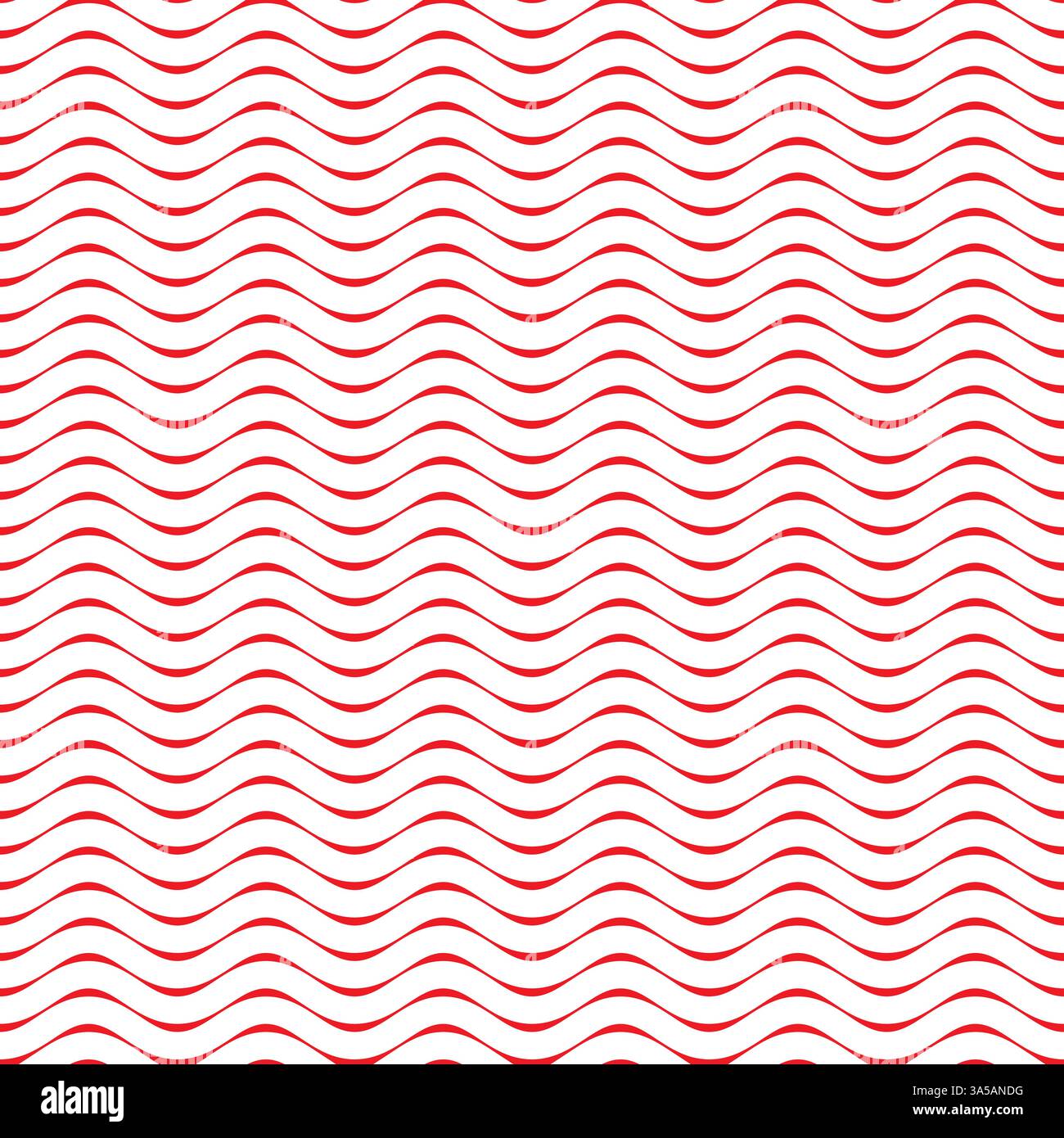 Seamless red waves pattern on white background, for wallpaper, pattern files, web page, blog, surface, textures, graphic & printing Stock Vector