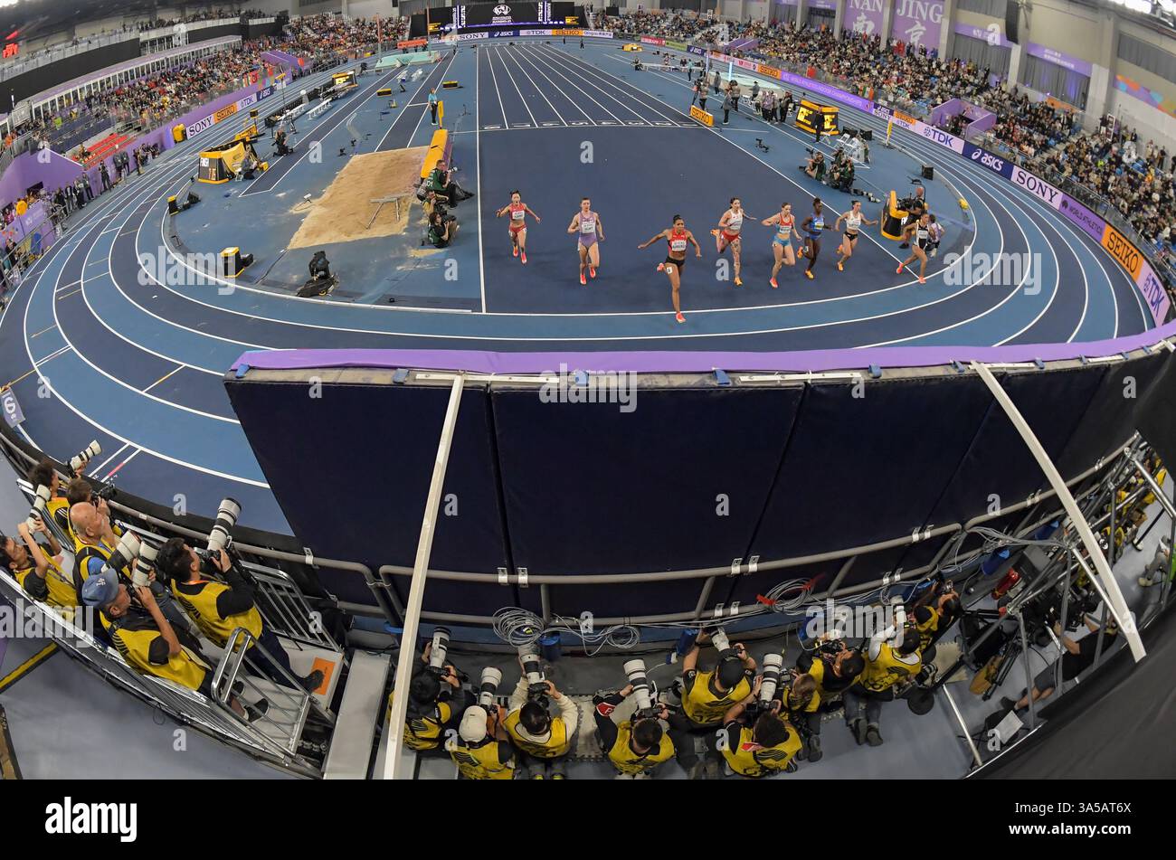 60m Womens final at the World Athletics Indoor Championships, Nanjing ...