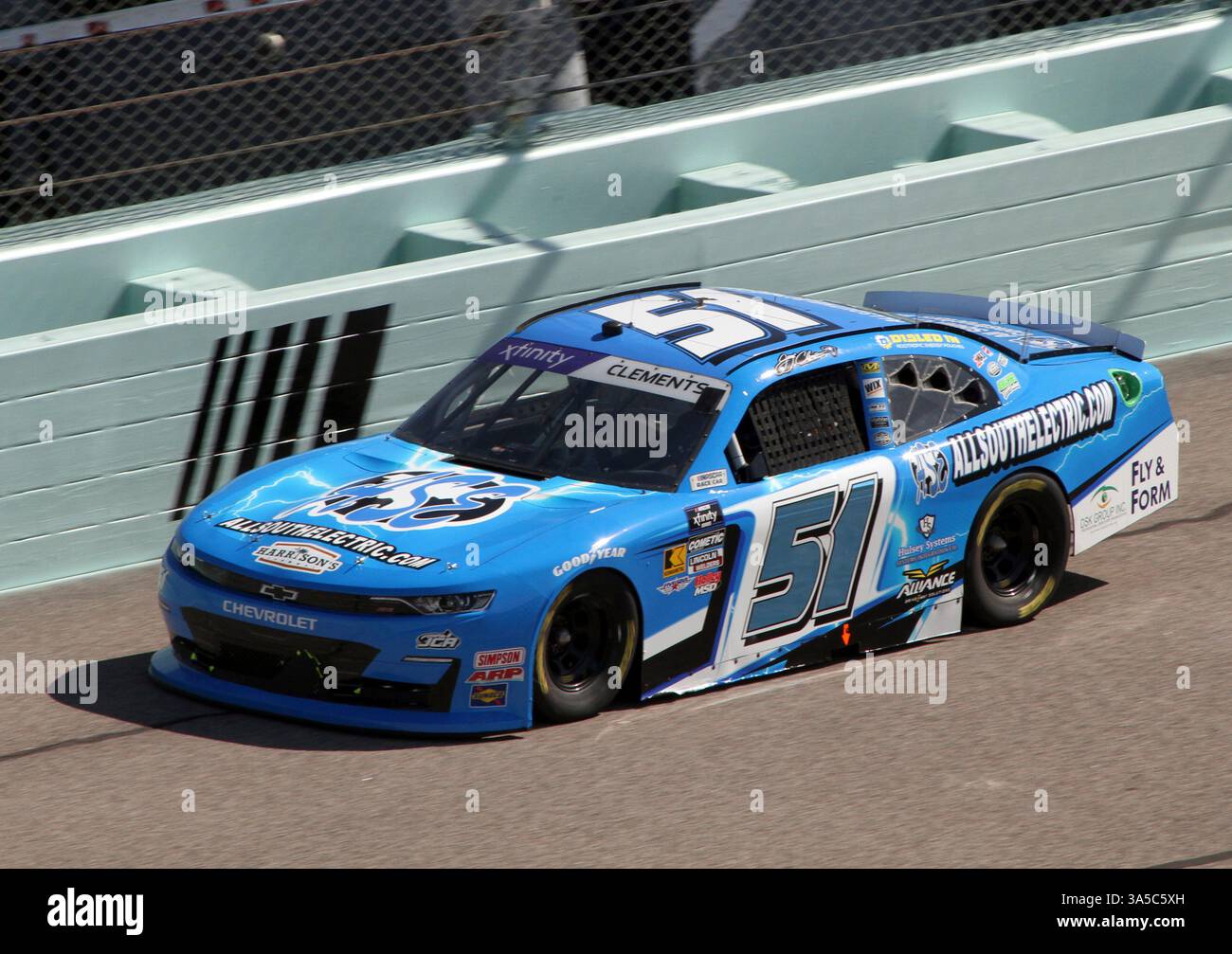 HOMESTEAD, FL - MARCH 22: Jeremy Clements (#51 Jeremy Clements Racing ...