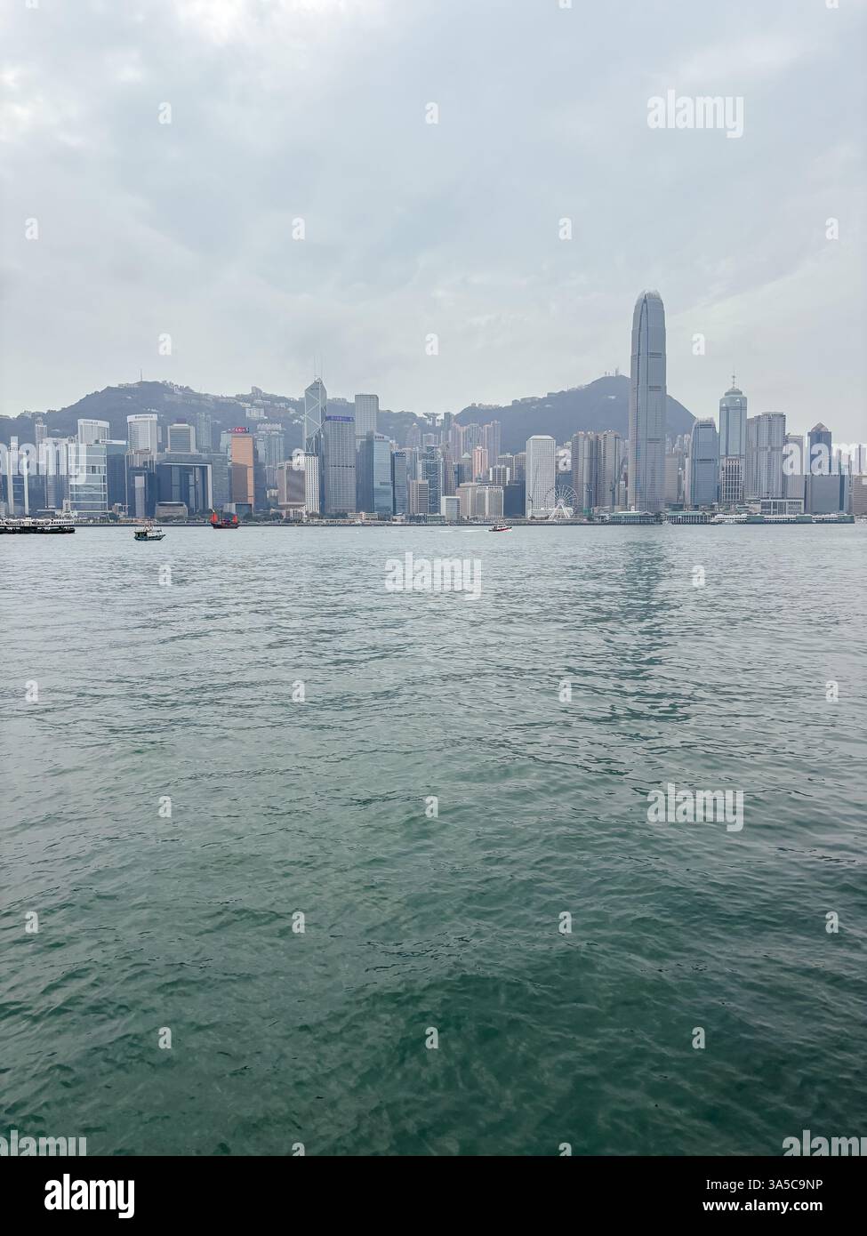 Hong Kong skyline from Victoria Harbour Stock Photo - Alamy
