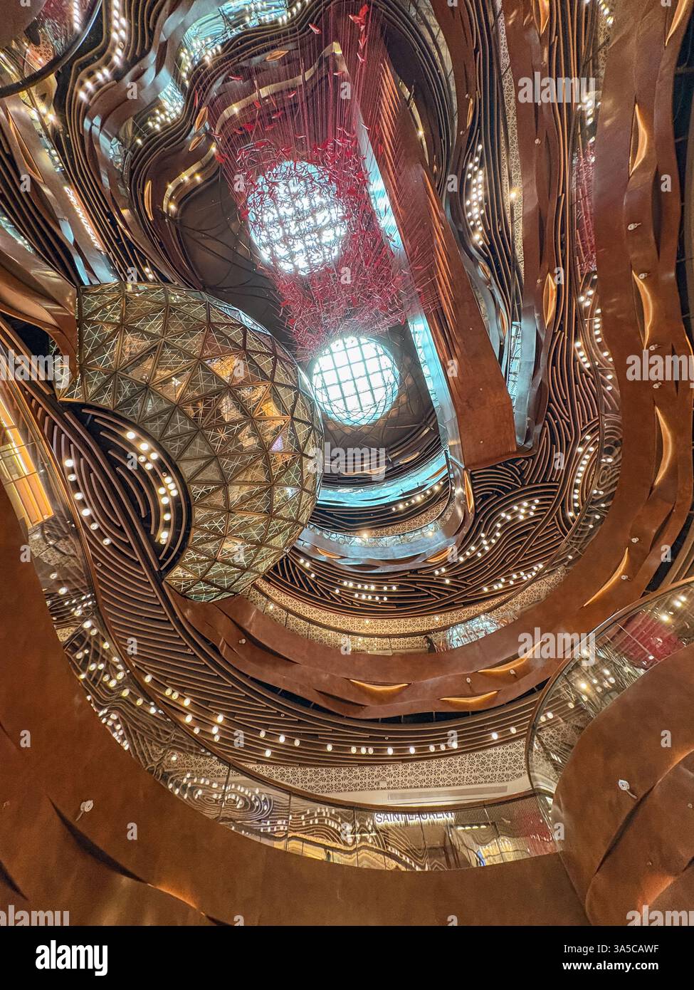 Multi Storey Atrium K11 MUSEA multi-story atrium view Stock Photo - Alamy
