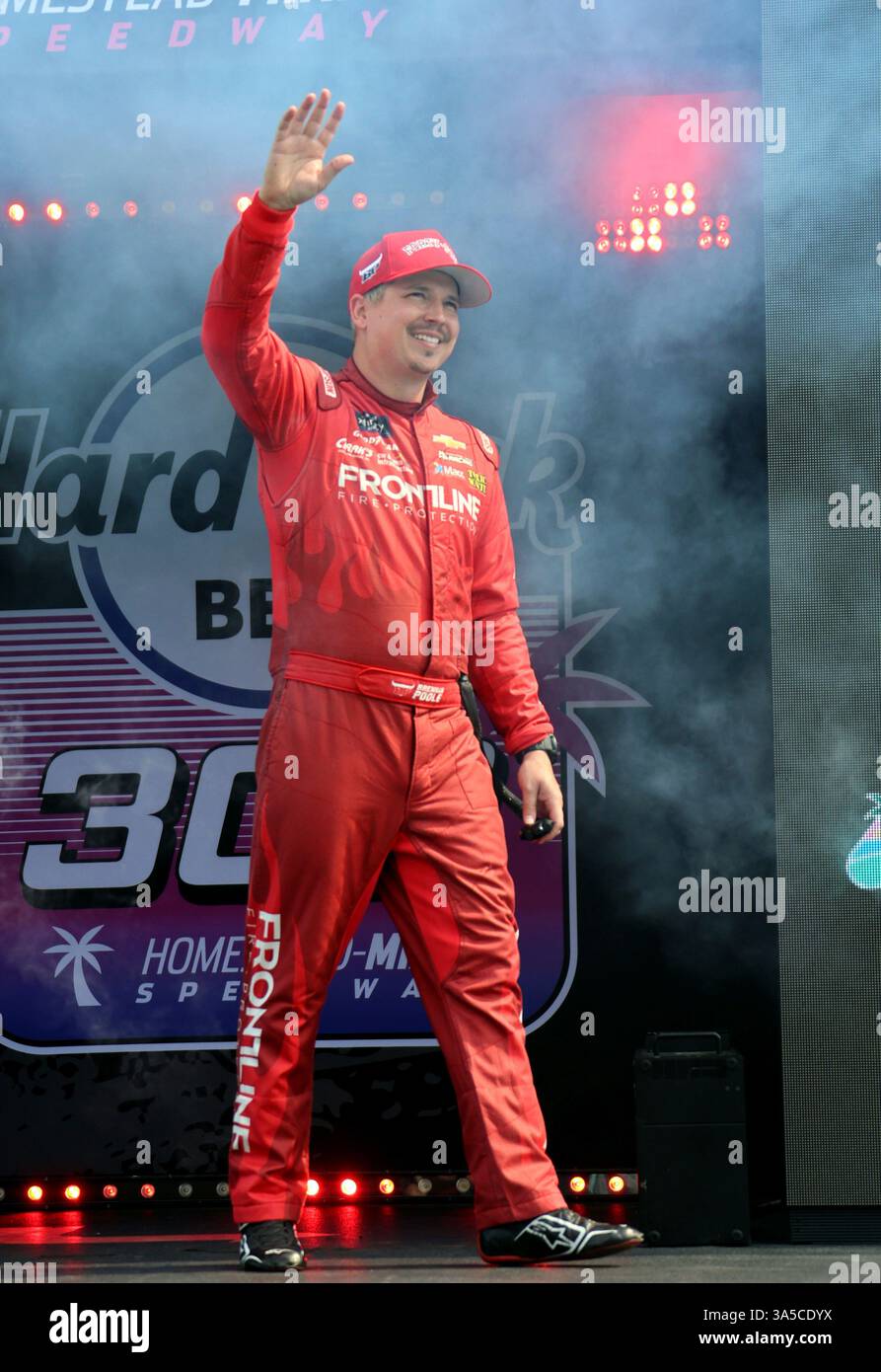 HOMESTEAD, FL - MARCH 22: Brennan Poole (#44 Alpha Prime Racing ...