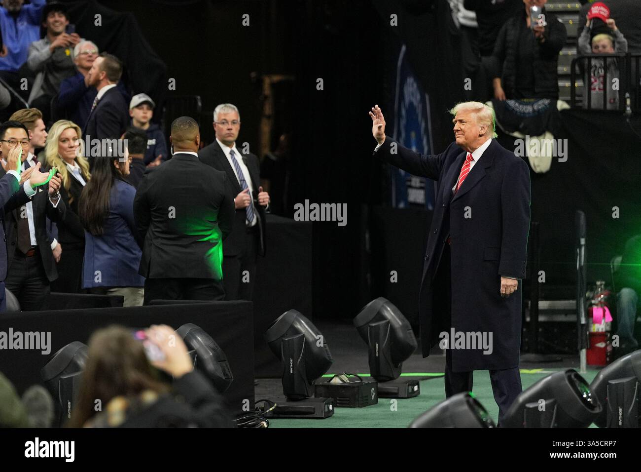Matt Rourke Ap President Donald Trump attends the finals at the NCAA wrestling ...