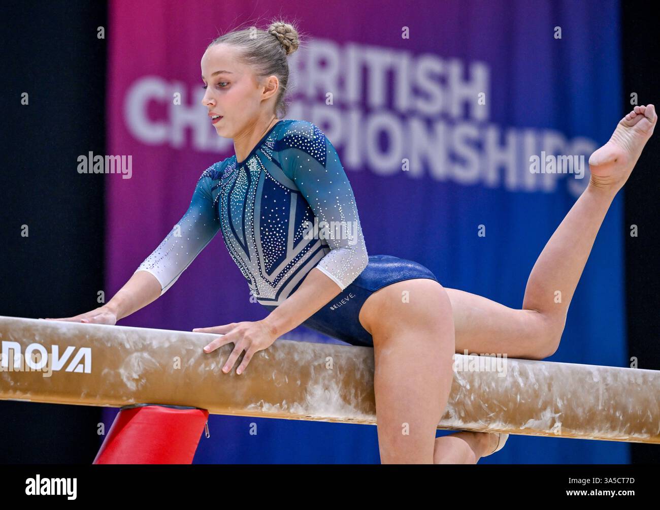 Liverpool, England, UK. 22nd Mar, 2025. ROPER Abigail on the Beam ...