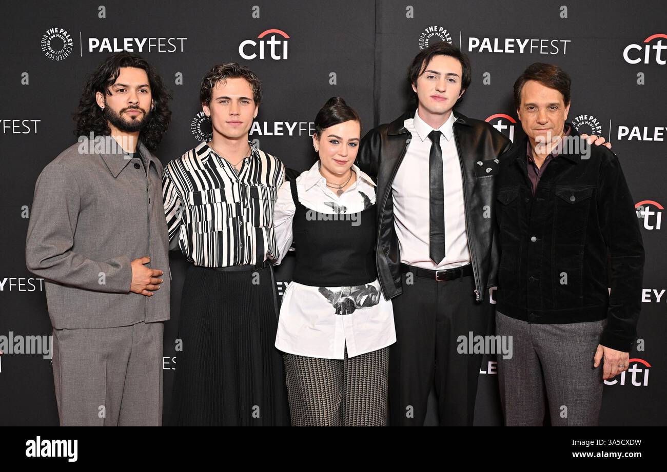 Hollywood, USA. 22nd Mar, 2025. Xolo Mariduena, Tanner Buchanan, Mary