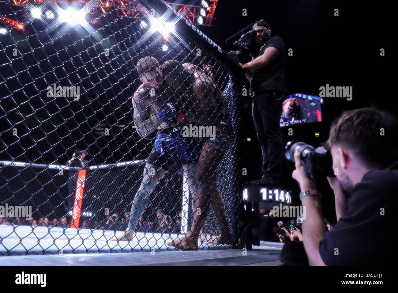 Ufc O2 London Ufc octagon o2 arena hi-res stock photography and images - Alamy