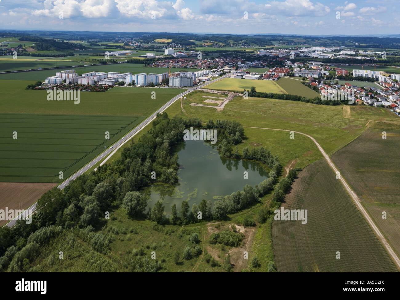 High angle shot grassland hi-res stock photography and images - Alamy