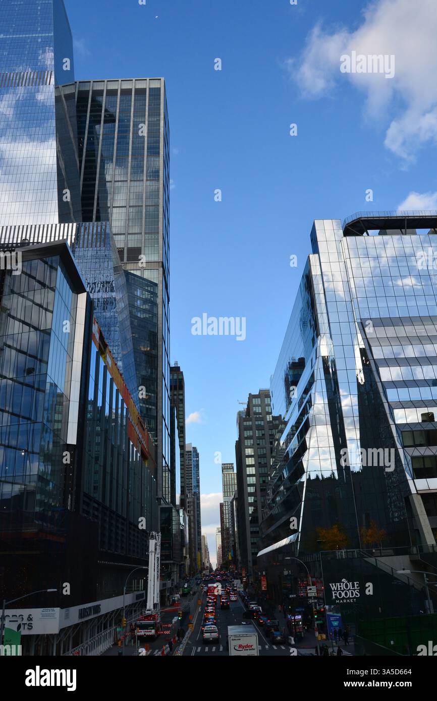 Street in Manhattan Stock Photo