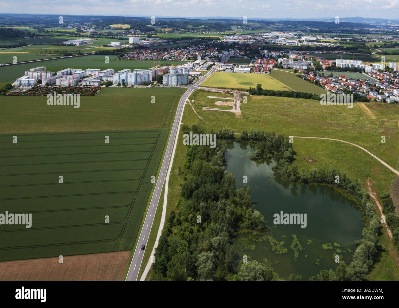 High angle shot grassland hi-res stock photography and images - Alamy