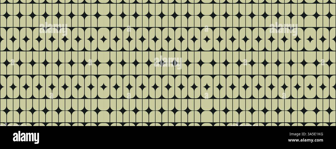 Seamless minimalist pattern wallpaper, vector art illustration Stock Vector